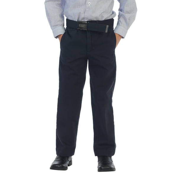 Gioberti Boys Flat Front Dress Pants